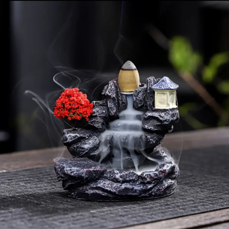 Arzător tămâie roșu